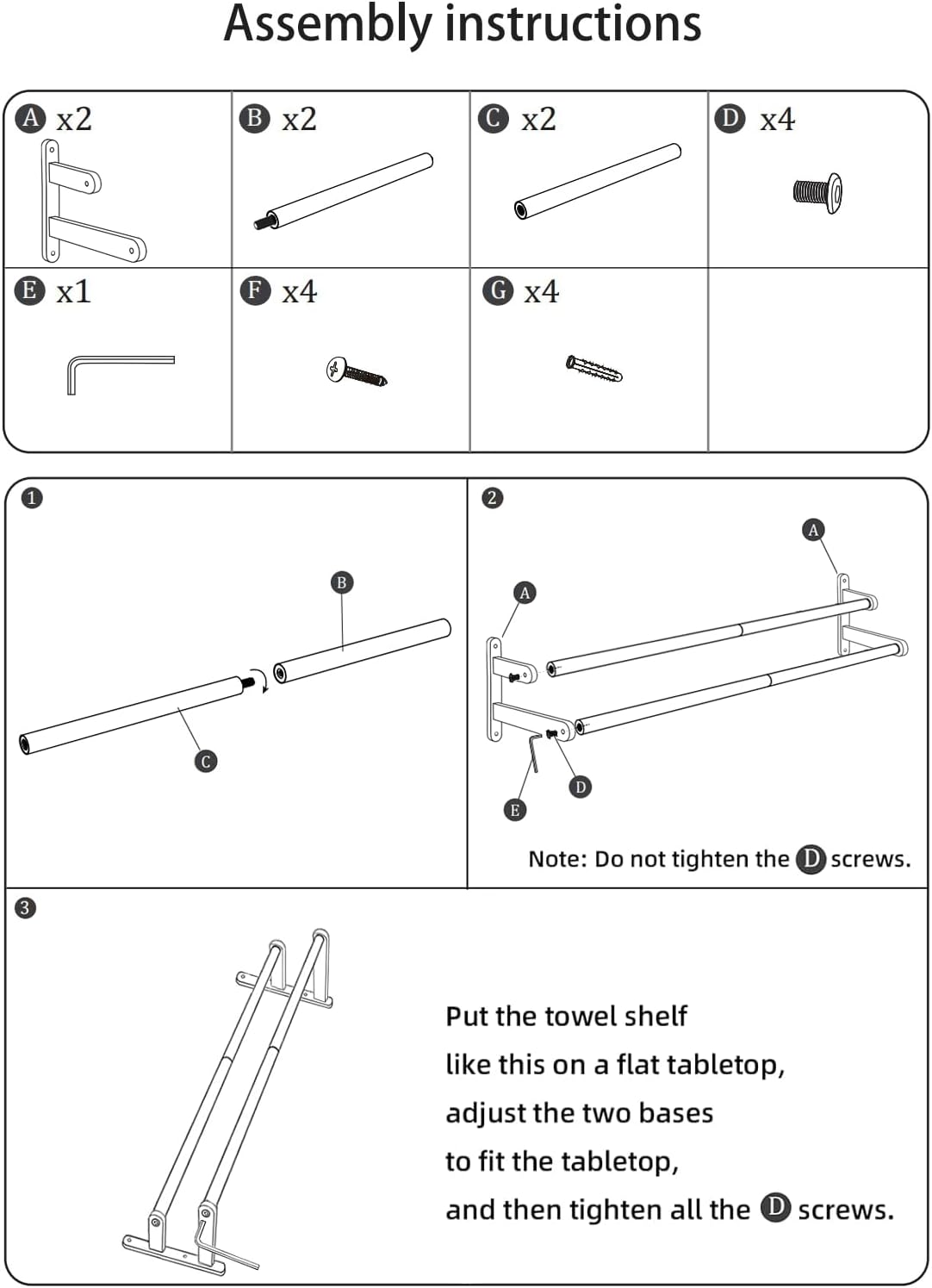 Double Towel Bar, 24Inch Towel Rack for Bathroom, Stainless Steel Double Bath Towel Bar, Wall Mounted Towel Holder, Double Towel Rod Towel Rail Hanger for Wall, Kitchen (Brush Nickel)