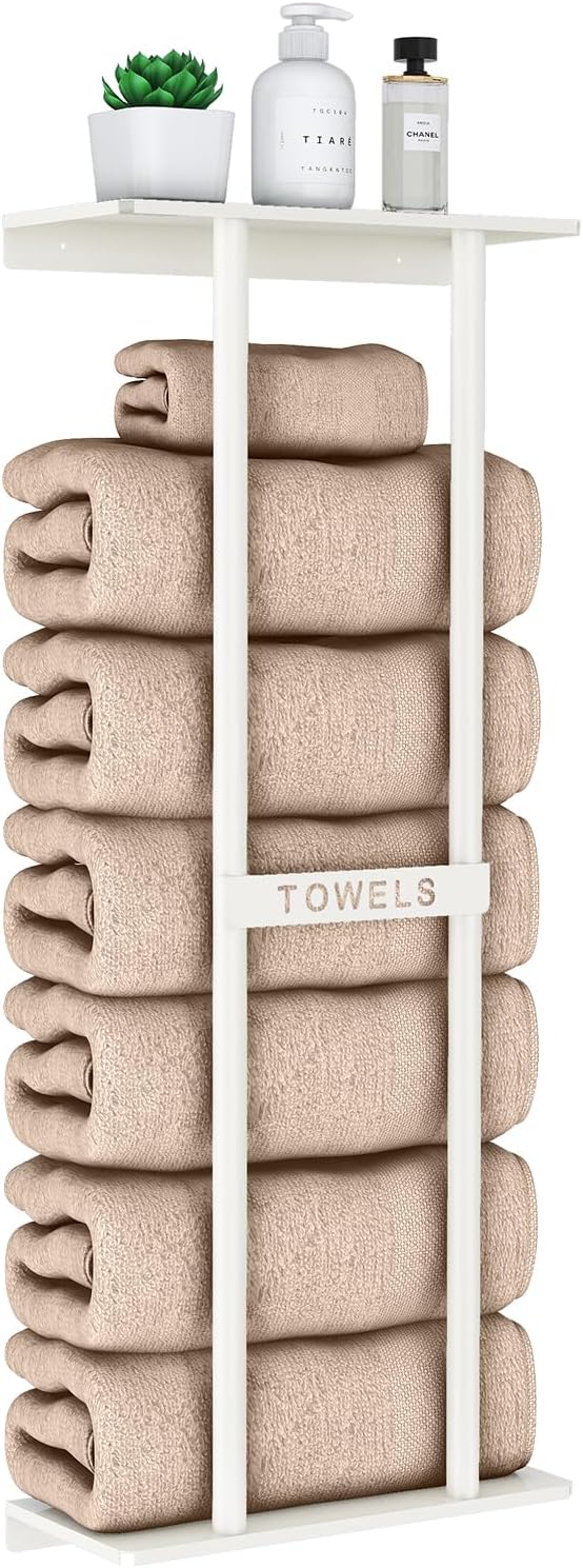 Towel Racks for Bathroom, STWWO Towel Storage for Small Bathroom 22inch, Stainless Steel Towel Rack Wall Mounted for Bath Towel, Brushed Nickel
